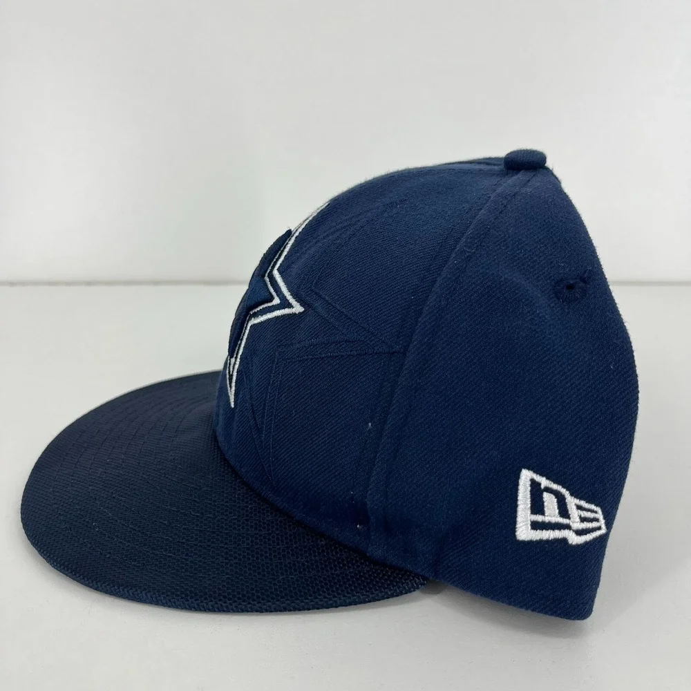 New Era Dallas Cowboys 59FIFTY Low Profile Fitted Hat Navy Blue Mens 7 3/8 NFL